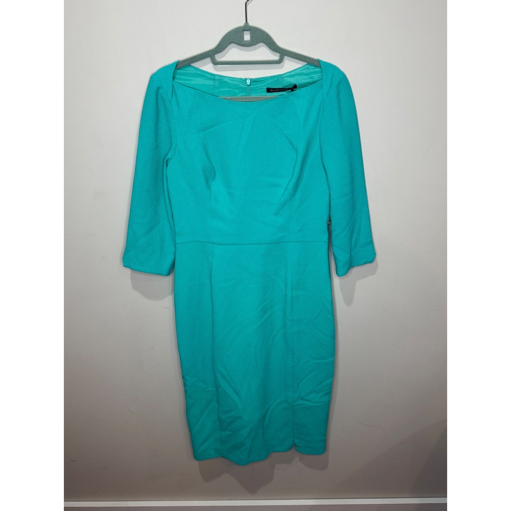 Black Halo Marissa Sheath Dress NWT Mint Green Sz 10